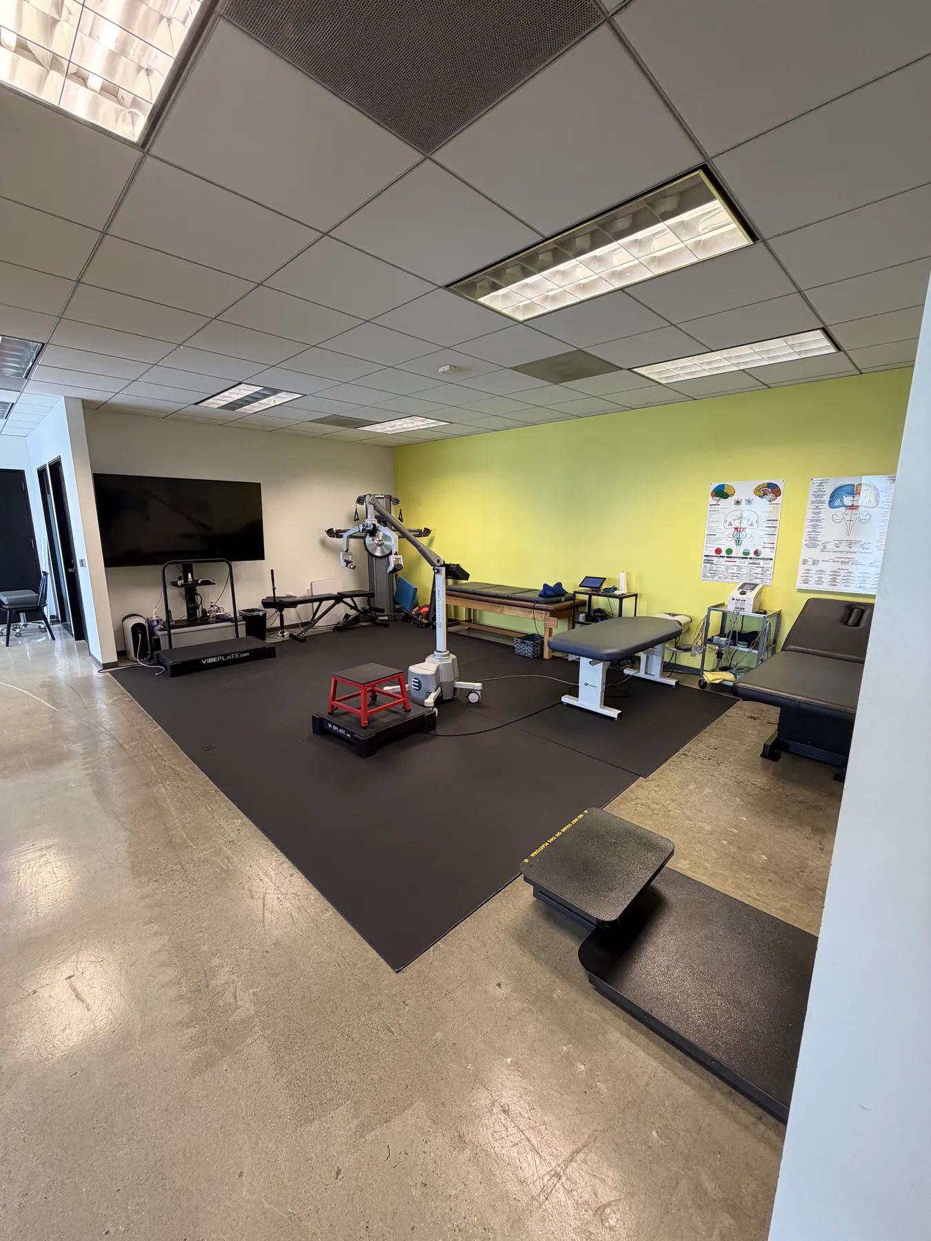 Graston and soft-tissue therapy area at LA Chiro Care